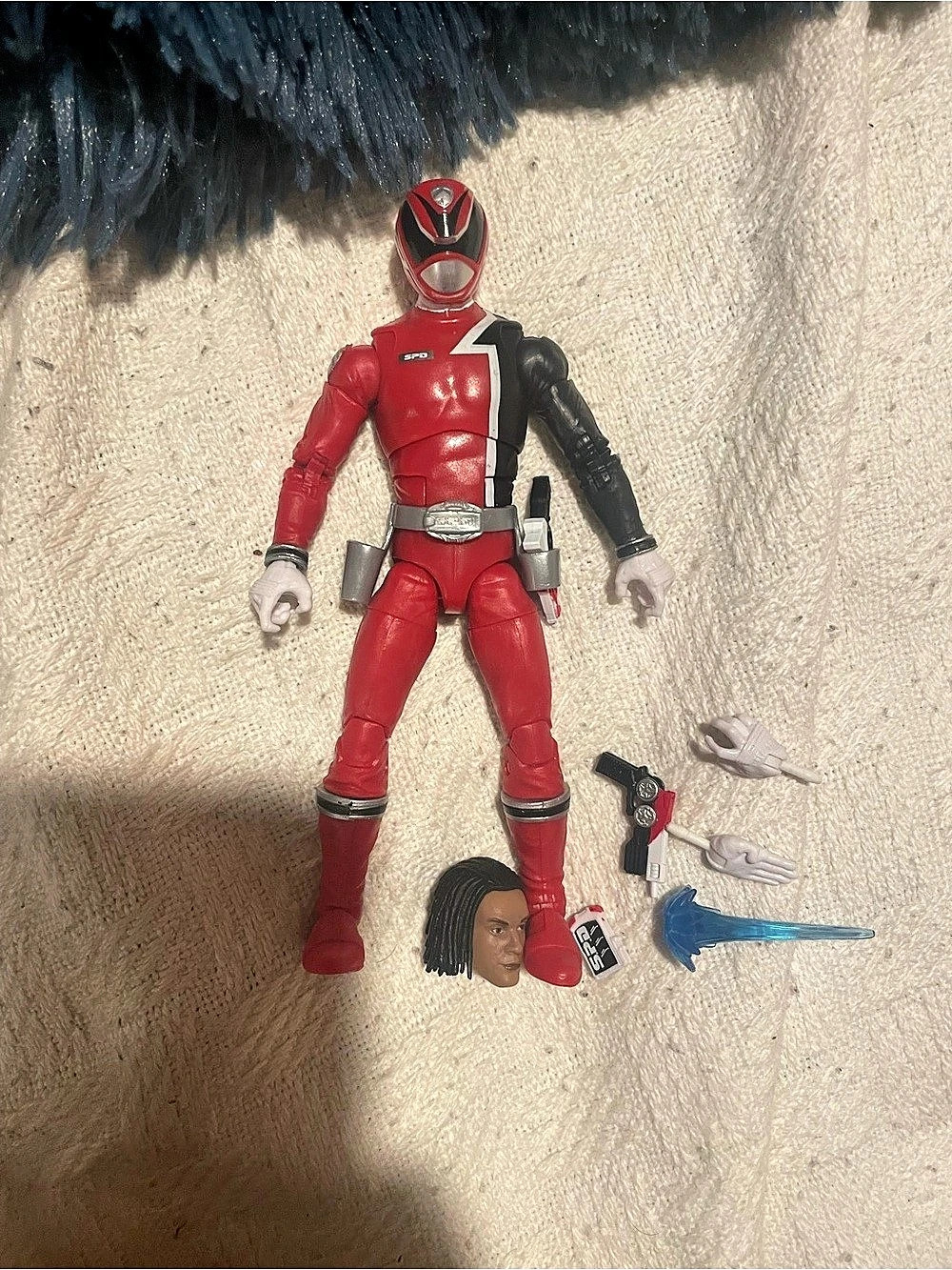 RARE Hasbro Power Rangers Lightning Collection S.P.D. RED Ranger
